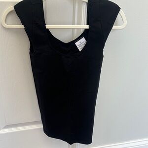 BCBG Paris Black Sleeveless Top